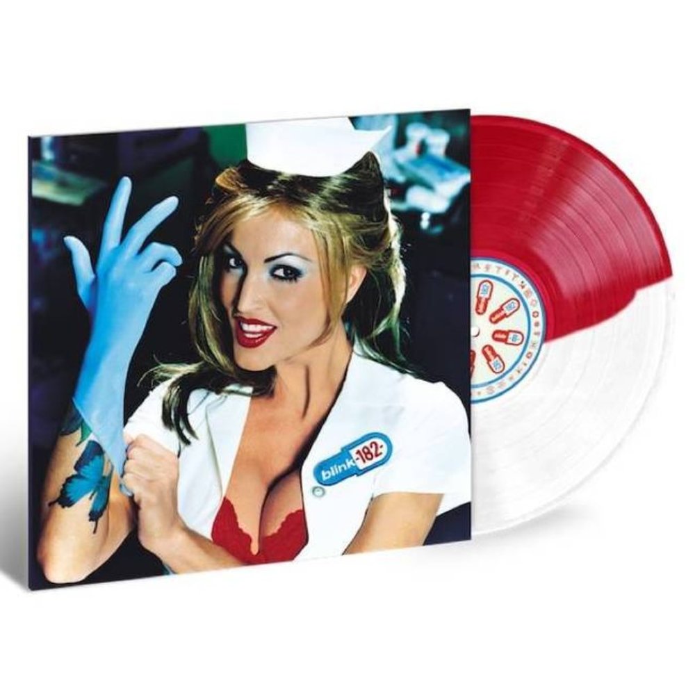 Blink 182 Enema Of The State LP ~ Ltd Ed Red & White Split Vinyl ~ New/Sealed!